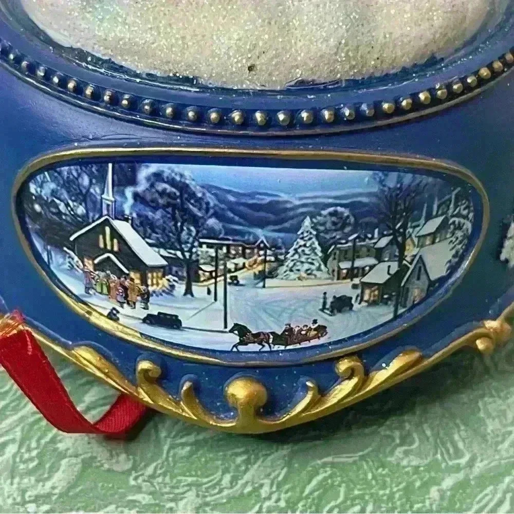 Musical Table Top Santa’s Sleigh Holiday Decor Tested: Works #95582 New In Box - Picture 11 of 13